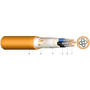 Starkstromkabel mit Funktionserhalt - Halogenfreies Kabel E90/FE180 konzentr. Leiter NHXCH 4x95/50 RM - NHXCH  4X 95  /50 RM