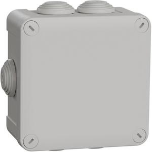 Dose, Gehäuse für Montage auf der Wand/Decke - Mureva BOX Abzweigdose 7 Tüllen Ø25 105x105x55mm - ENN05005