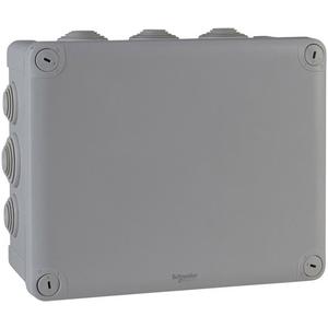 Dose, Gehäuse für Montage auf der Wand/Decke - Mureva BOX Abzweigdose 4 Tüllen Ø25+8xØ32 225x175x100mm - ENN05013