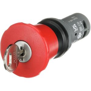 NOT-AUS-Taster, Komplettgerät - Not-Aus-Taster Compact 40mm Schlüsselentrieg.1S+1Ö CombiLine-Compact - 1SFA619552R1071