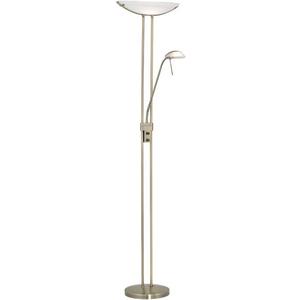 Stehleuchte - Stehleuchte mit Leseleuchte u. Dimmer R7S 1x230W/ G9 1x40W brüniert BAYA - 85974