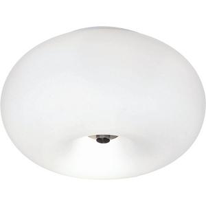 Anbauleuchte - Deckenleuchte E27 2x60W nickel-matt/Glas opal OPTICA - 86811