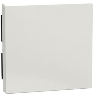 Abdeckung für Schalter, Taster, Dimmer, Jalousie - Wippe polarweiß glänzend - 432119