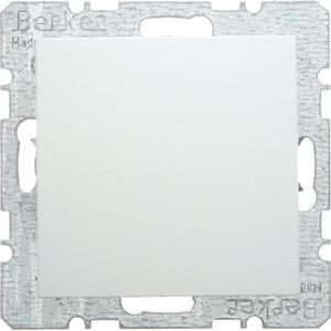 Kommunikationstechnik - Blindverschluss mit Zentralstück weiß / glänzend - 10098989