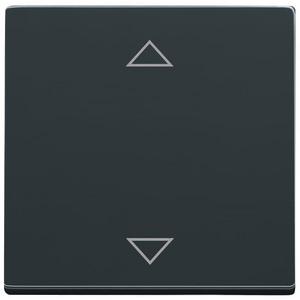 Abdeckung für Schalter, Taster, Dimmer, Jalousie - Busch-Jalousiecontrol II 1 fach Bedienelemen anthrazit - Plattform 63 - 2CKA006430A0326