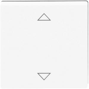 Abdeckung für Schalter, Taster, Dimmer, Jalousie - Busch-Jalousiecontrol II 1 fach Bedienelemen studioweiß - Plattform 63 - 2CKA006430A0329