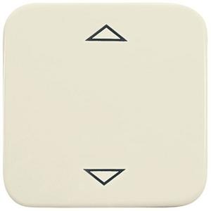 Abdeckung für Schalter, Taster, Dimmer, Jalousie - Busch-Jalousiecontrol II 1 fach Bedienelemen weiß - Busch-Duro 2000 SI - 2CKA006430A0313