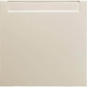Abdeckung für Schalter, Taster, Dimmer, Jalousie - Wippe mit Beschriftungsfeld S.1 weiß glänzend - 16268982