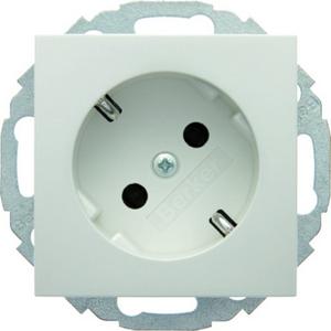 Steckdose - SCHUKO-Steckdose S.1/B.3/B.7 - polarweiß/ glänzend - 47278989