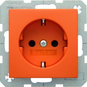 Steckdose - SCHUKO Steckdose S.1/B.1/B.3/B.7 - orange/ matt - 47231914
