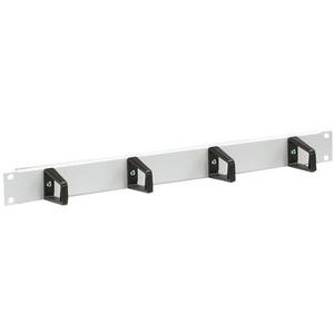 Kabelführung für Schränke - Rangierpaneel mit 4 Polyamidringe 42 x 90 1 HE - 19PARP2