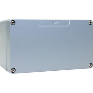 Schaltschrank (leer) - Aluminiumguß-Gehäuse grau 220 x 120 x 90 mm - 9110210