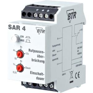 Zusatzgerät für Fernmeldetechnik - Starkstromanschalterelais für Hutschiene SAR 4 - 130283-I