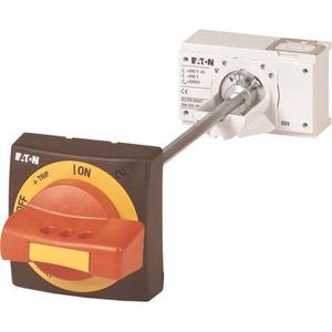 Handgriff für Schaltgeräte - Türkupplungsdrehgriff Rot-Gelb für Not-Aus NZM1-XTVDVR - 260178
