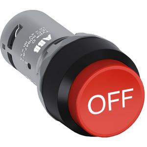 Drucktaster, Komplettgerät - Compact Taster,rot.-OFF-,1S+1Ö - 1SFA619199R1034