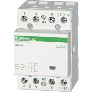Installationsschütz Reiheneinbau - Installationsschütz 40A 220-240V 50Hz 230-264V 60Hz - R40-04 230