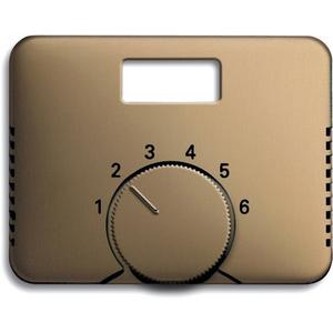 Abdeckung für Schalter, Taster, Dimmer, Jalousie - Abdeckung für Raumtemperaturregler 1094 UTA 1097 UTA Bronze - 2CKA001710A3685
