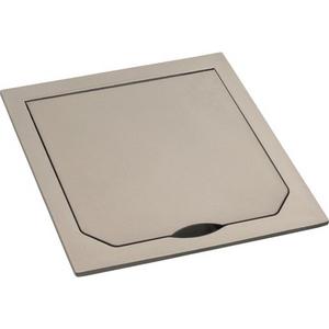Ersatzteil für Installationsschalterprogramme - Oberteil mit Klappdeckel Platin matt IP41 94 x 94 mm - 1471PLM
