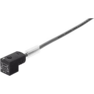 Zubehör für pneumatische Anlagen / Anlagenteile - Steckdosenleitung für ME-Ventile LED 24V DC / 4A bei 40°C / 5 m Kabel - 30945