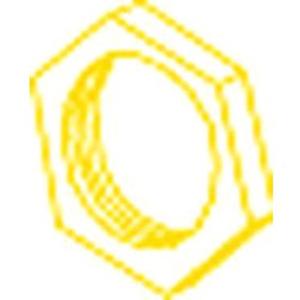 Sechskantmutter - Sechskantmutter 347 Messing M 10 x 1 Schlüsselweite 13 - K347