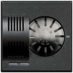Temperatursonde - Raumthermostat mit Stellrad Anthrazit - HS4692
