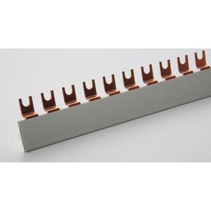 Phasenschiene - Universalphasenschiene 1-polig Gabel 16mm² TE 17 8mm 56 Anschlüsse - 0007133