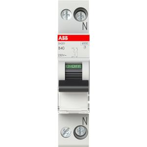 Leitungsschutzschalter - LS-Schutzschalter 1+N polig 6kA B-Char 40A 1TE - 2CSS255101R0405