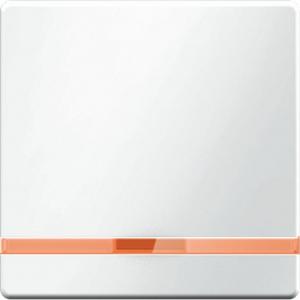 Abdeckung für Schalter, Taster, Dimmer, Jalousie - Wippe mit 2 beiliegenden Linsen Q .1 polarweiß samt 1-fach - 16216089