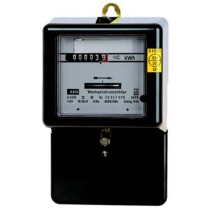Elektronischer Elektrizitätszähler - Wechselstromzähler regeneriert 230V 50 Hz - 101040