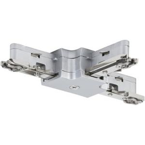 Lichttechnisches Zubehör - URail System LightEasy Schienen-System-ZUB T-Verbinder 230V Chrom matt - 97656