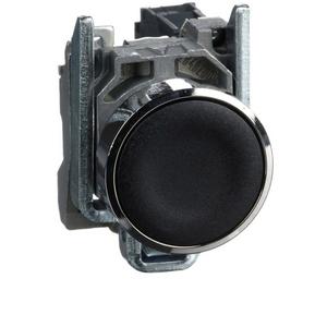 Drucktaster, Komplettgerät - Drucktaster schwarz komplett XB4BA21 - XB4BA21