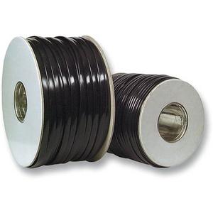 Fernmeldekabel ungeschirmt - Modular-Flachbandkabel 4-adrig schwarz 100 m Bund - 91104.100