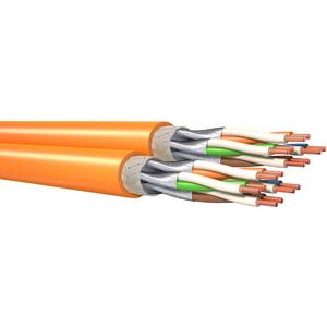 EDV-/Datenkabel - Datenkabel Kat7 S/FTP1000/23 LS0H-3 Orange 500 m Duplex - OD7X66D3O030050