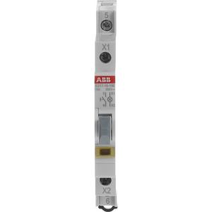 Taster Reiheneinbau - E217-16-10E Leuchttaster Gelb 16A 1S 250VAC mit LED 115-250VAC - 2CCA703163R0001