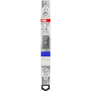 Taster Reiheneinbau - E217-16-10G Leuchttaster Blau 16A 1S 250VAC mit LED 115-250VAC - 2CCA703164R0001