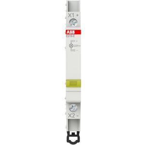 Leuchtmelder Reiheneinbau - E229-E220DC Leuchtmelder Gelb mit LED 60-220VDC - 2CCA703408R0001