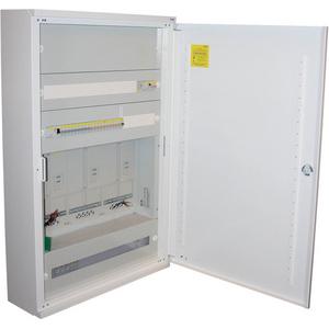 Zähler-Komplettschrank - Aufputz Heimverteiler Vorarlberg Weiß Ausführung Alfenz 3ZP 2NZR - 173124