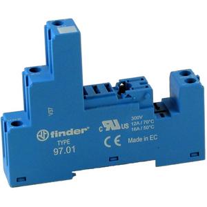 Relaissockel - Relaisfassung Schraubklemmen für 46.61 blau Serie 97 - 97.01