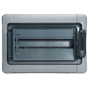 Installationskleinverteiler - Feuchtraumverteiler Aufputz Plexo3 IP65-IK09 1-reihig 18 Module - 601985