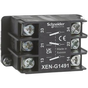 Hilfsschalterblock - Hilfsschalter ohne Sprungfunktion 1Ö+2S Fronteinbau - XENG1491