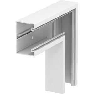 Flachwinkel für Geräteeinbaukanal - Flachwinkel 70x110mm PVC cremeweiß RAL 9001 - 6274321