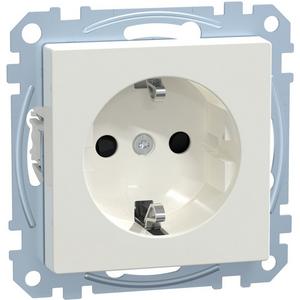 Steckdose - SCHUKO-Steckdose m. Kennzeichnung Waschmaschine BRS p-weiß glänzend - MEG2352-0319