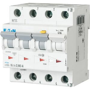 Kombination FI-Schalter/Leitungsschutzschalter - FI/LS Kombischalter mRB6-16/3N/B/003-A - 120652