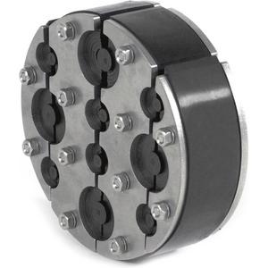 Mauerdurchführung - Ringraumdichtung für 4 Kabel Ø 8 - 30 mm und 6 Kabel Ø 4 - 16,5 mm - 096507