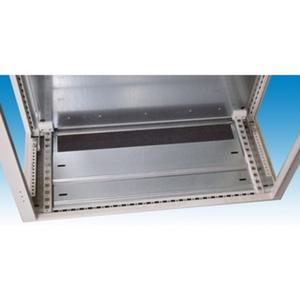 Einführungsflansch für Kleingehäuse/Schaltschrank - Einfachflansch mit Moosgummi Kabeleinführung Breite A,unten - FL-A-U/1