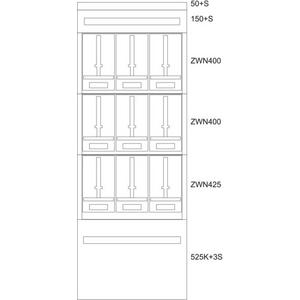 Komponente für den Ausbau (Schaltschrank) - Zählerverteiler-Montageeinsatz Kärnten - 137492