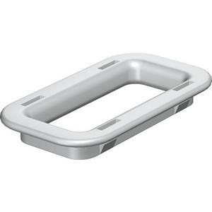 Kabelschutz für Installationskanal - Kabelschutzring Bodendurchführung AZ PE hellgrau - 6066704