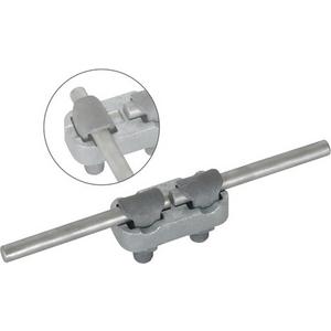 Verbinder für Blitzschutz - KS-Verbinder St/tZn Rd. 7-10 mm 2-teilig - 302010