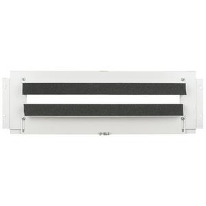 Einführungsflansch für Kleingehäuse/Schaltschrank - Verschiebeflansch für Verteiler geeignet für 1000 mm Breite grau - 119358