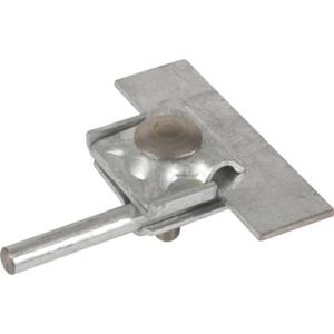 Anschlussklemme für Blitzschutz - Falzklemme mit vergrößerter Anschlussfläche Alu Rd. 8-10 mm - 365221